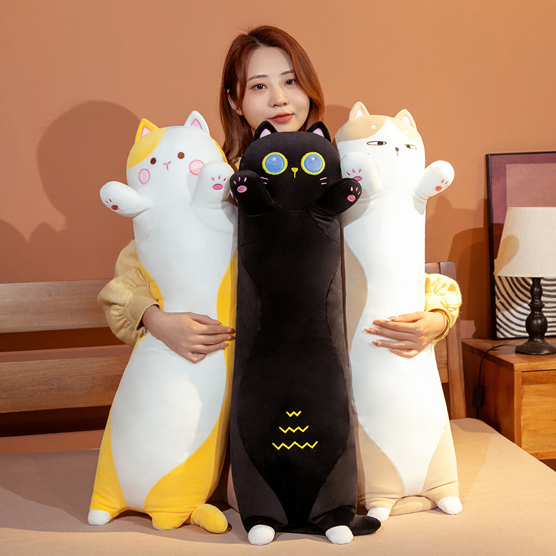 Bolster Pillow Long - 50-130cm Kawaii lembut panjang bantal kucing