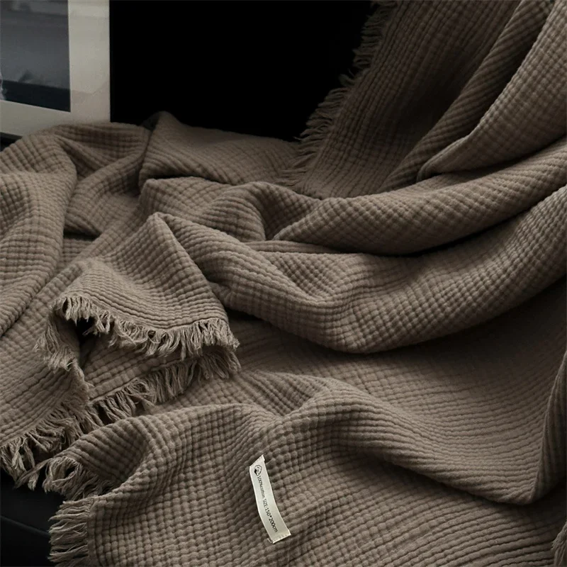 Wool Blanket Herringbone - 1 Buah Selimut 100% Katun Handuk