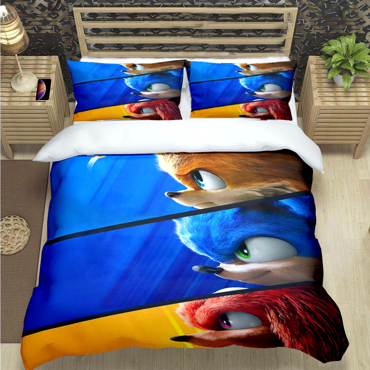 Bed Sheet Microfiber - Set Sprei Motif Karakter Kartun Fashion,