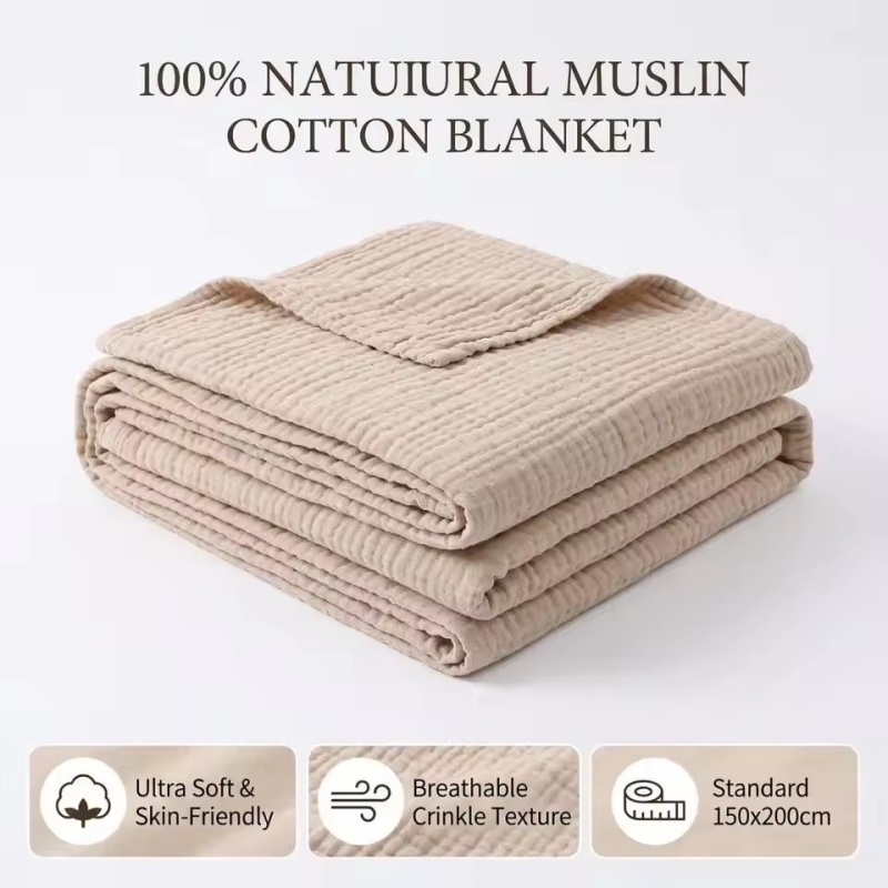 Wool Blanket Herringbone - Selimut Kain Kasa 6 Lapis 100%