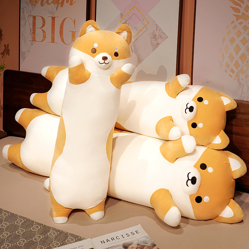 Bolster Pillow Long - Mainan mewah anjing Shiba Inu panjang