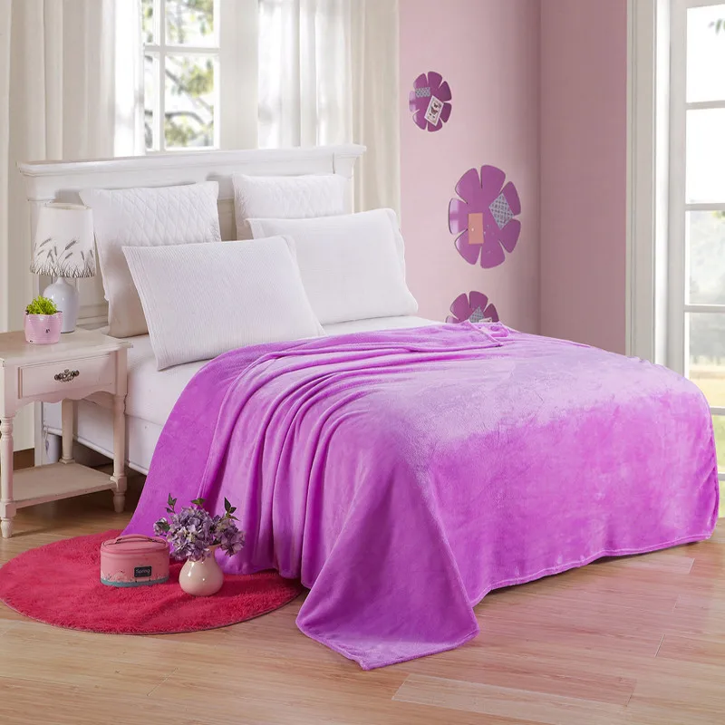 Selimut Bulu Flanel Selimut Pa - Bed Sheet Microfiber ulasan dan harga