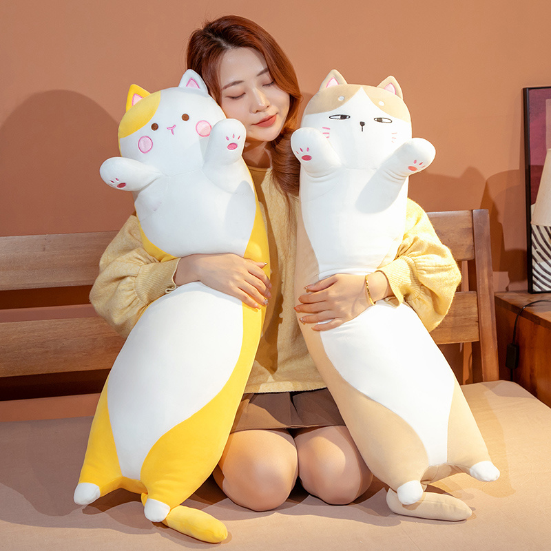 50-130cm Kawaii lembut panjang - Bolster Pillow Long ulasan dan harga