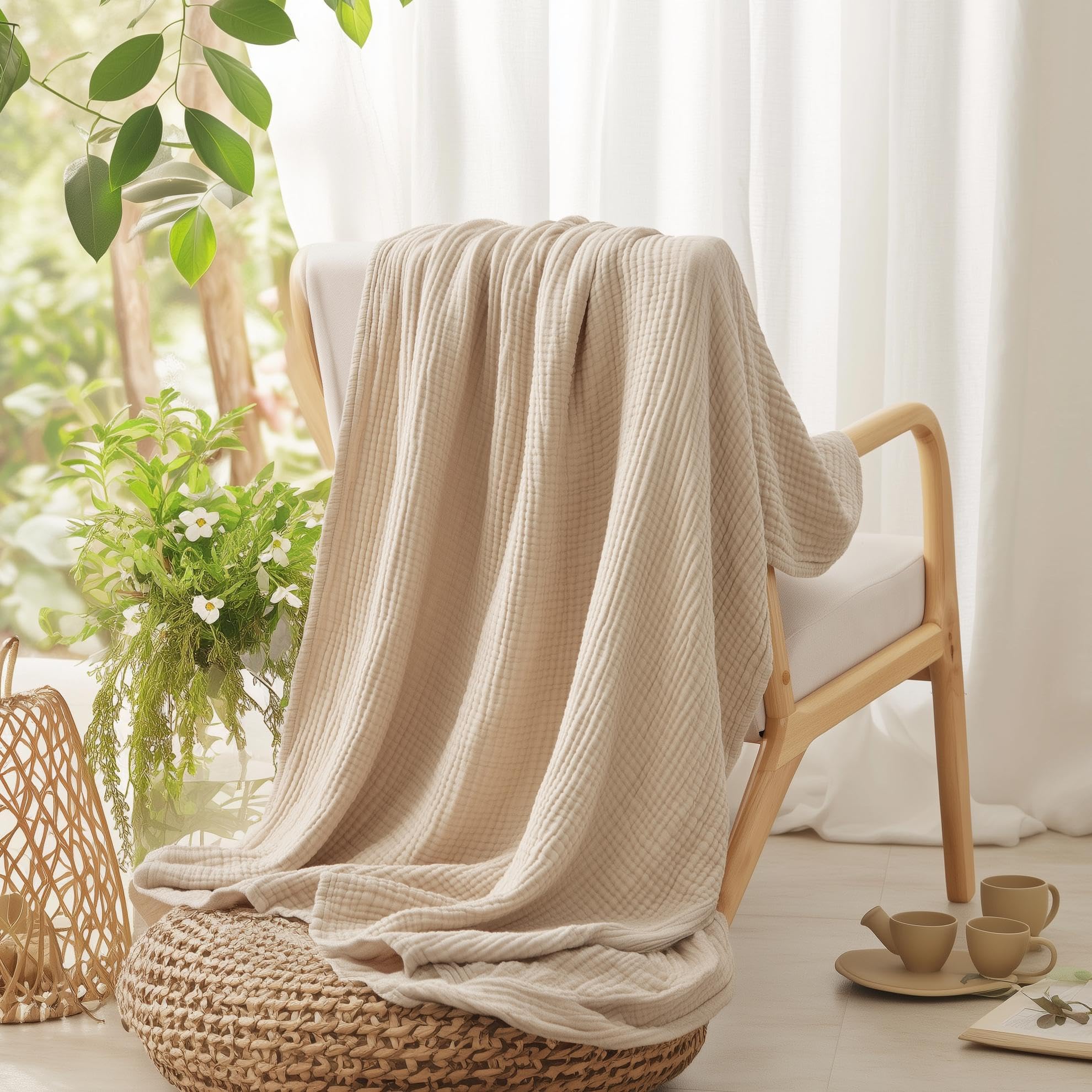 Selimut Katun 100% untuk Tempa - Wool Blanket Herringbone ulasan dan harga