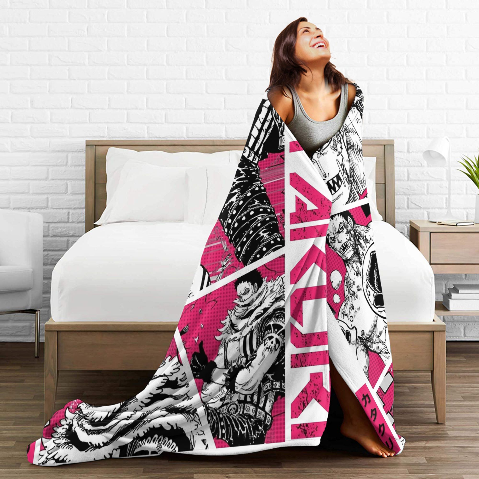 Selimut Flanel Gambar Katakuri - Bed Sheet Microfiber ulasan dan harga