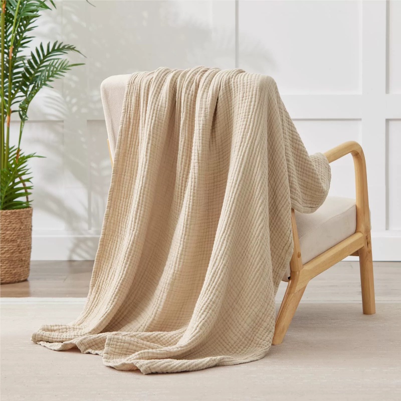 Selimut Kain Kasa 6 Lapis 100% - Wool Blanket Herringbone ulasan dan harga