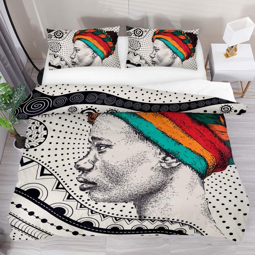 Set Seprai Wanita Afrika Penut - Bed Sheet Microfiber ulasan dan harga