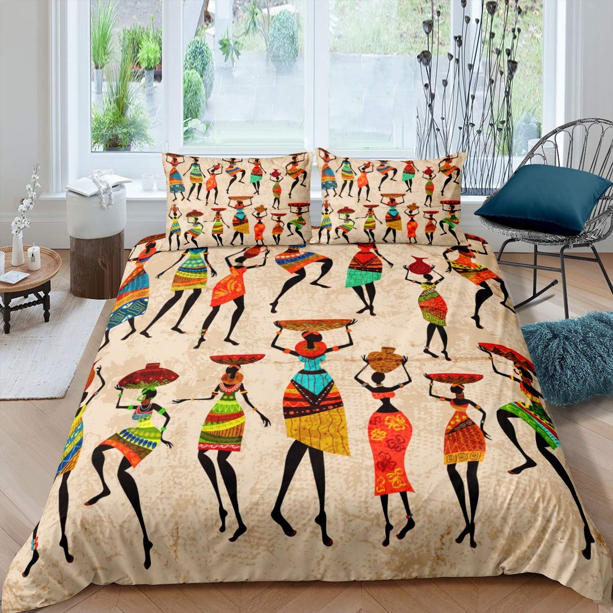 Set Seprai Wanita Afrika Penut - Bed Sheet Microfiber ulasan dan harga