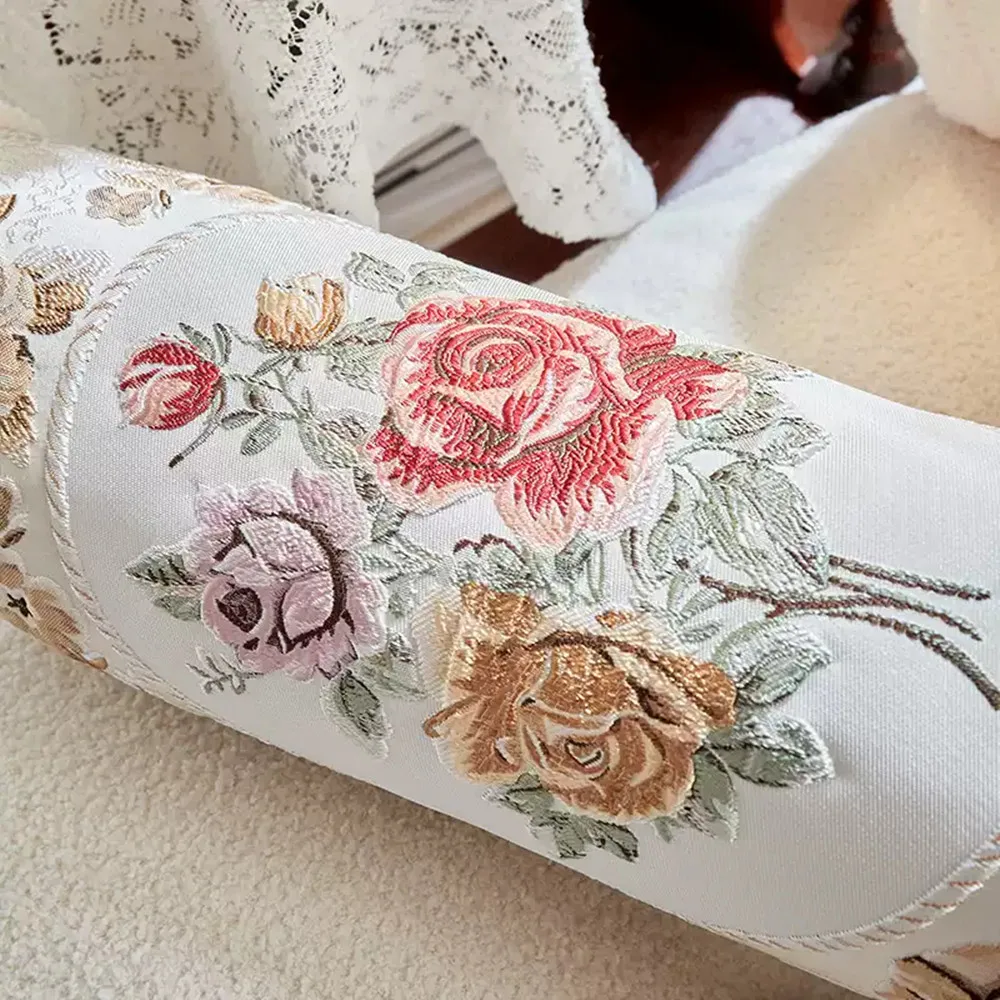 Candy Chenille Jacquard Bantal - Bolster Pillow Long ulasan dan harga