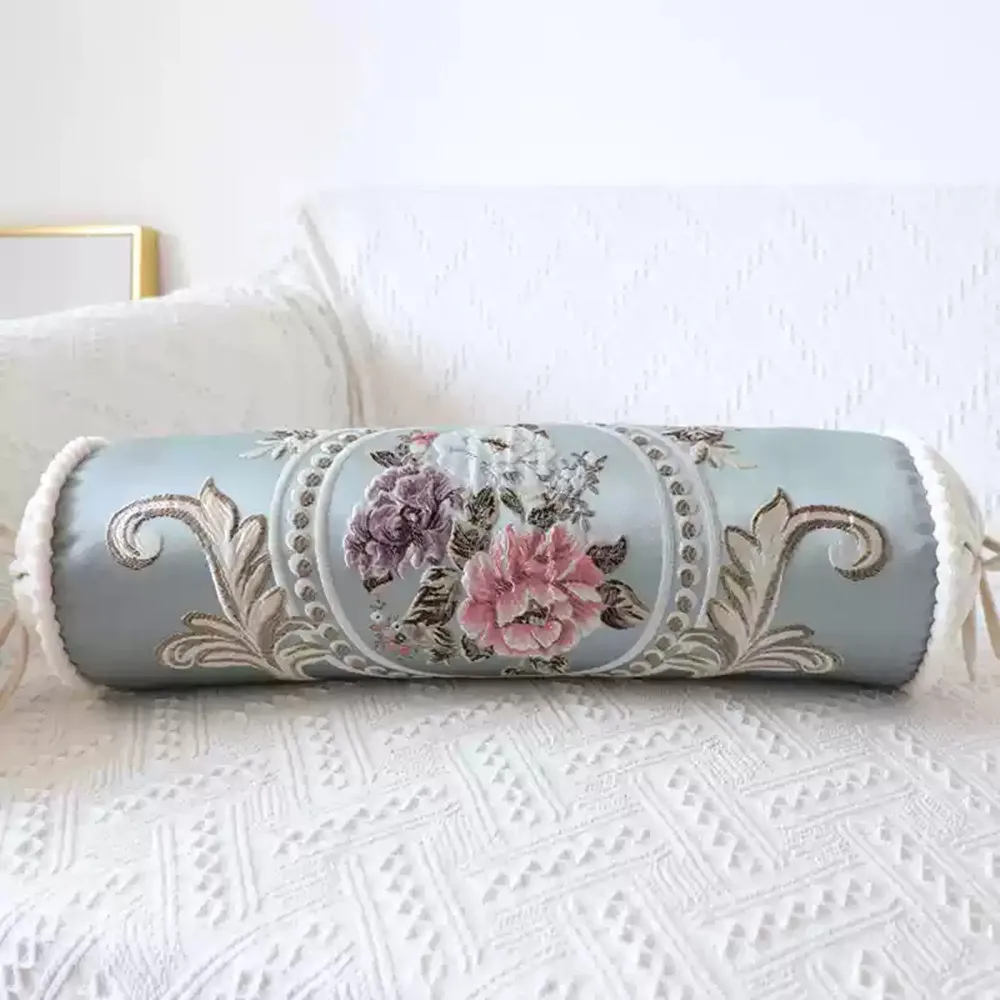 Candy Chenille Jacquard Bantal - Bolster Pillow Long ulasan dan harga