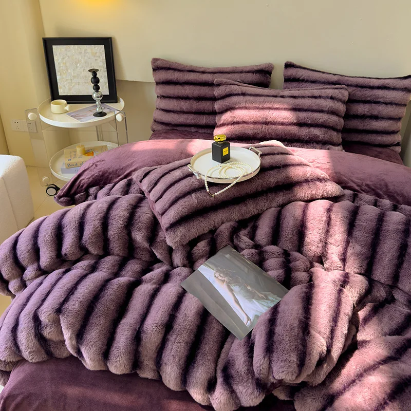 Selimut bulu kelinci beludru s - Bed Sheet Microfiber ulasan dan harga