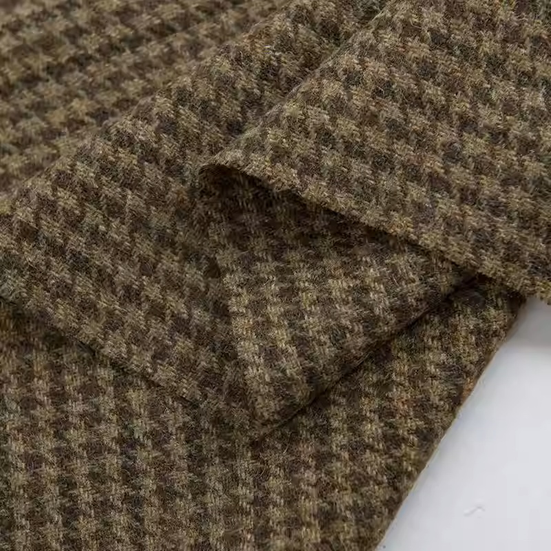 Kain Tweed Rajut Motif Houndst - Wool Blanket Herringbone ulasan dan harga