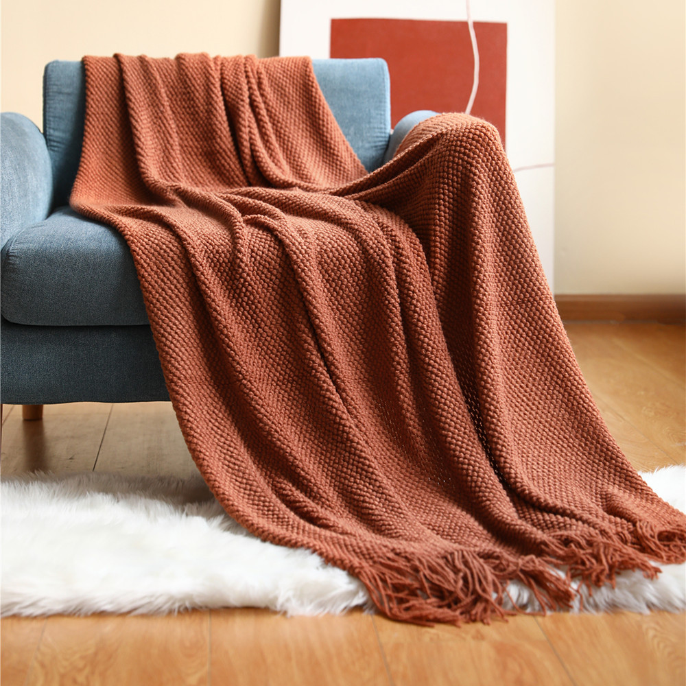 Selimut Rajut Tebal Dekoratif  - Wool Blanket Herringbone ulasan dan harga