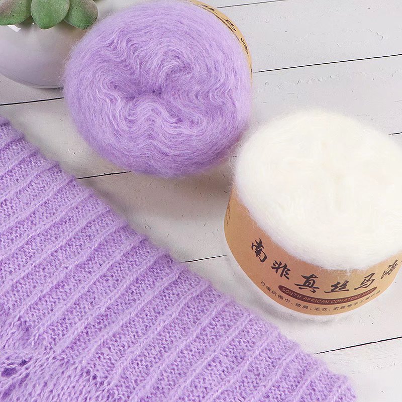1 buah 50g benang Mohair untuk - Wool Blanket Herringbone ulasan dan harga