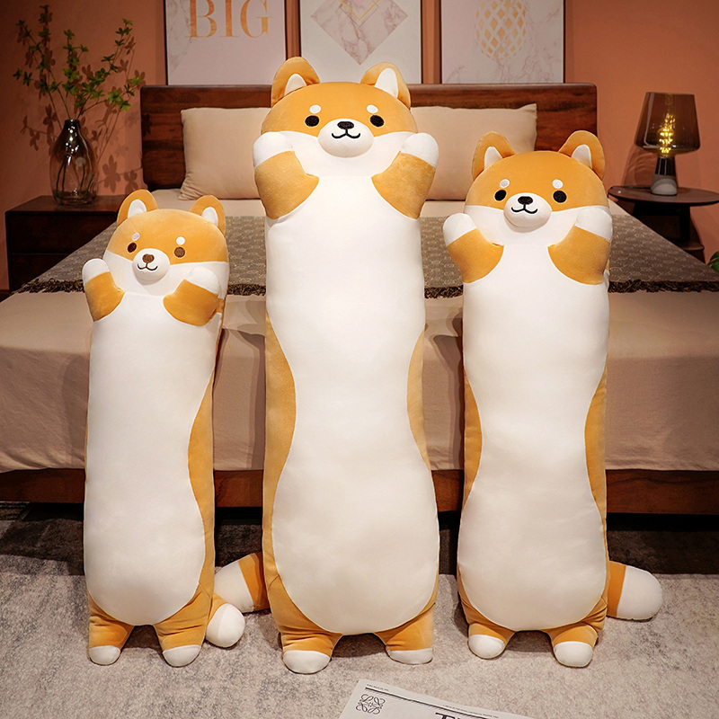 Mainan mewah anjing Shiba Inu  - Bolster Pillow Long ulasan dan harga